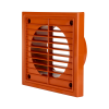 Image of External Terminations Louvre Grilles with 100mm Ø Spigot - Terracotta