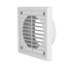 Image of External Terminations Louvre Grilles with 100mm Ø Spigot - White