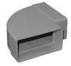 Rigid Ducting - Horizontal 90° Bend - System 60 - 204 x 60mm Image of Rigid Ducting - Horizontal 90° Bend - System 60 - 204 x 60mm
