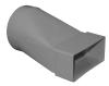 Rigid Ducting - Round to Rectangular Adaptor 125mm - System 60 - 204 x 60mm Image of Rigid Ducting - Round to Rectangular Adaptor 125mm - System 60 - 204 x 60mm