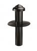 110mm Ø Black Flat Roof Vent Image of 110mm Ø Black Flat Roof Vent